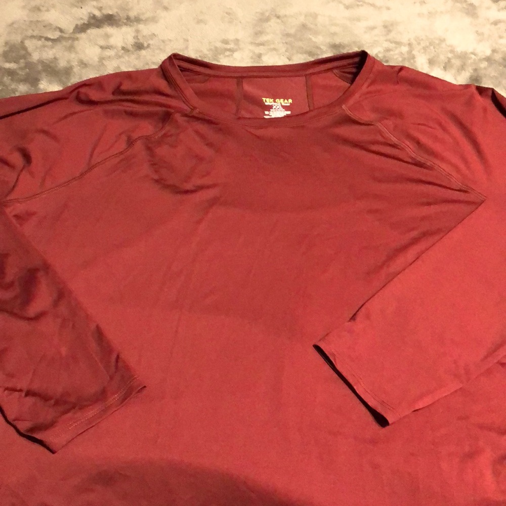 NWT Tek Gear Activewear Long sleeve Workout gear top, sz XXL